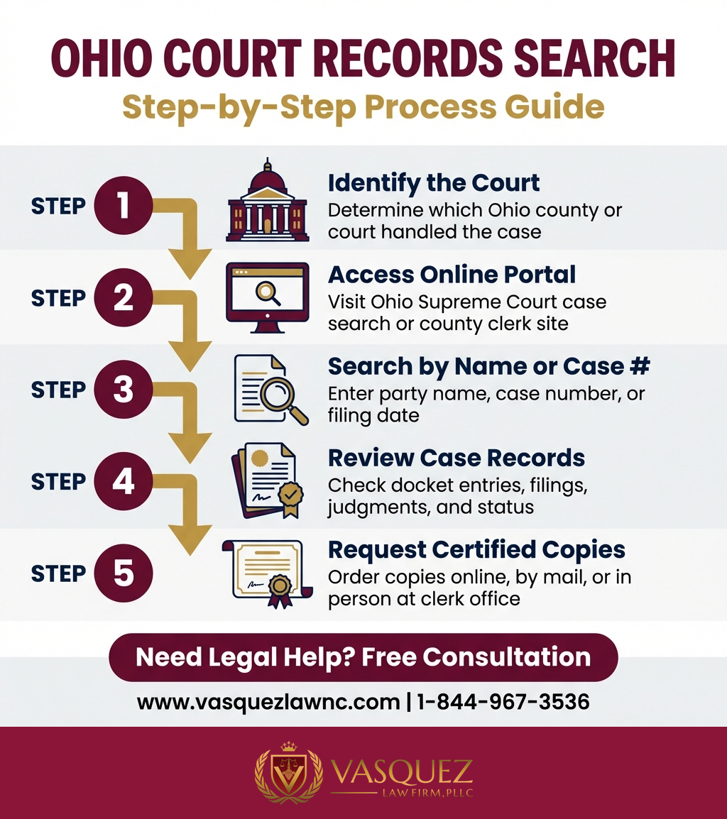 Estadísticas Clave y Datos para Cómo Consultar Registros Judiciales en Ohio en 2026