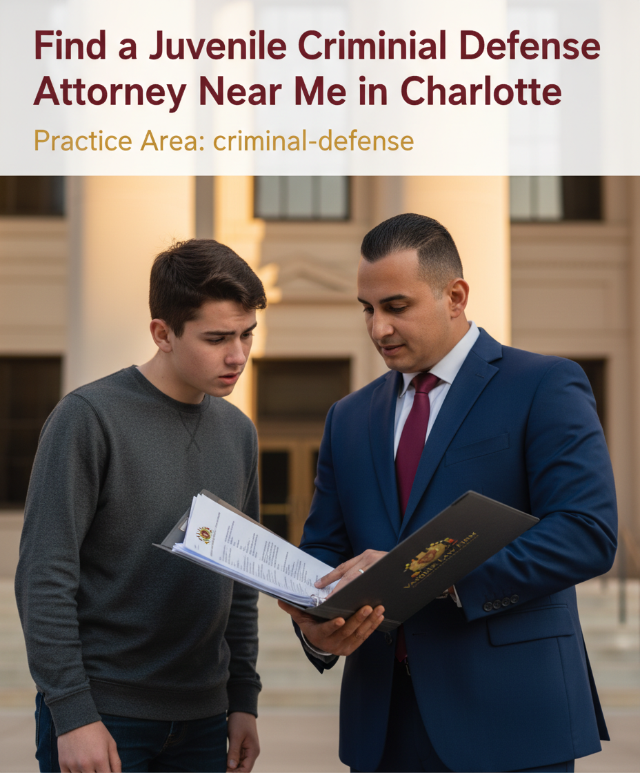 Find a Juvenile Criminal Defense Attorney Near Me in Charlotte
