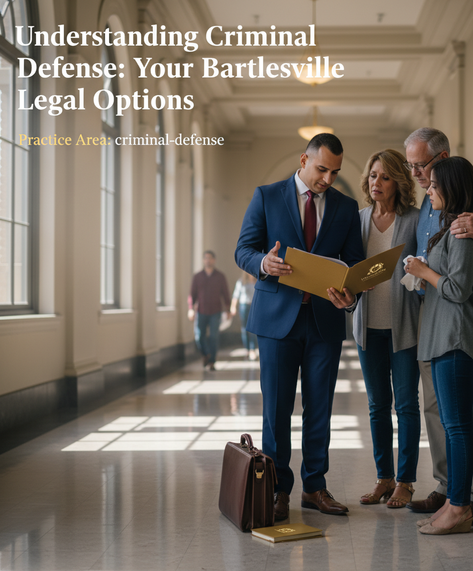Comprendiendo la Defensa Penal: Tus Opciones Legales en Bartlesville