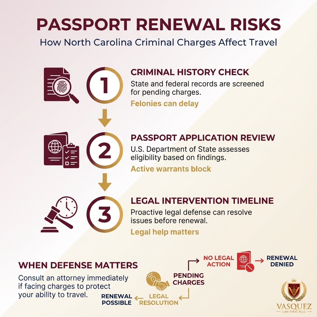 Infographic: criminal defense lawyer NC: The Passport Renewal Decision Nobody Saw