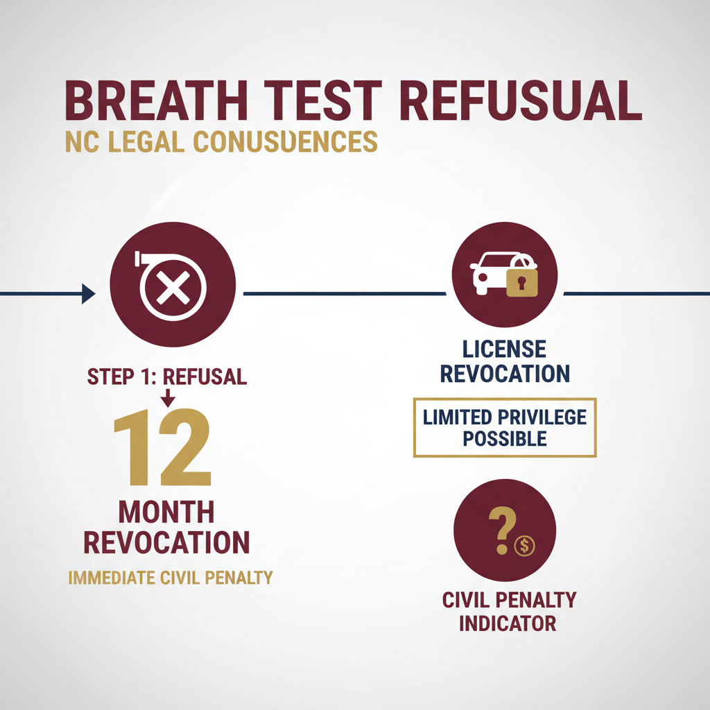 Estadísticas Clave y Datos para barry pollack: negar el alcoholímetro y consecuencias en NC