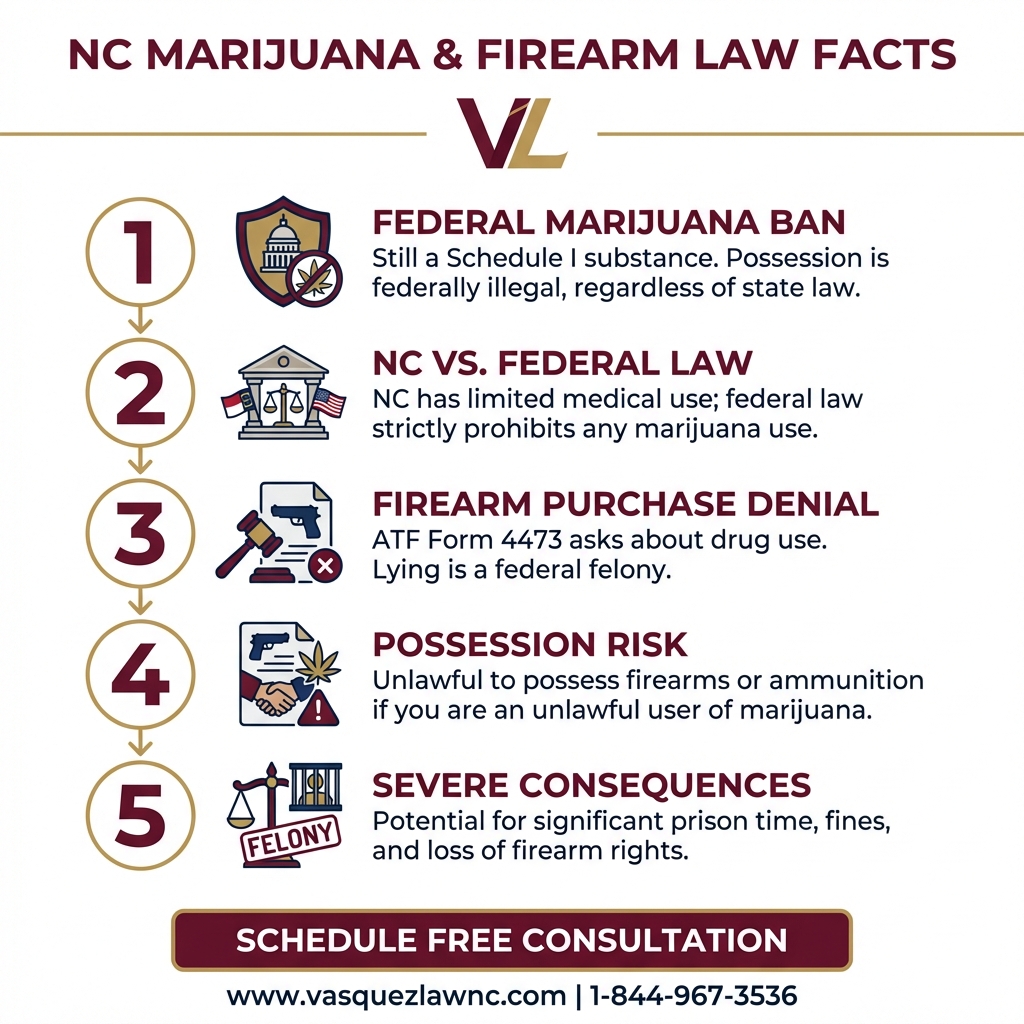 Process Timeline for Marijuana Gun Rights: What NC Law Says in 2026