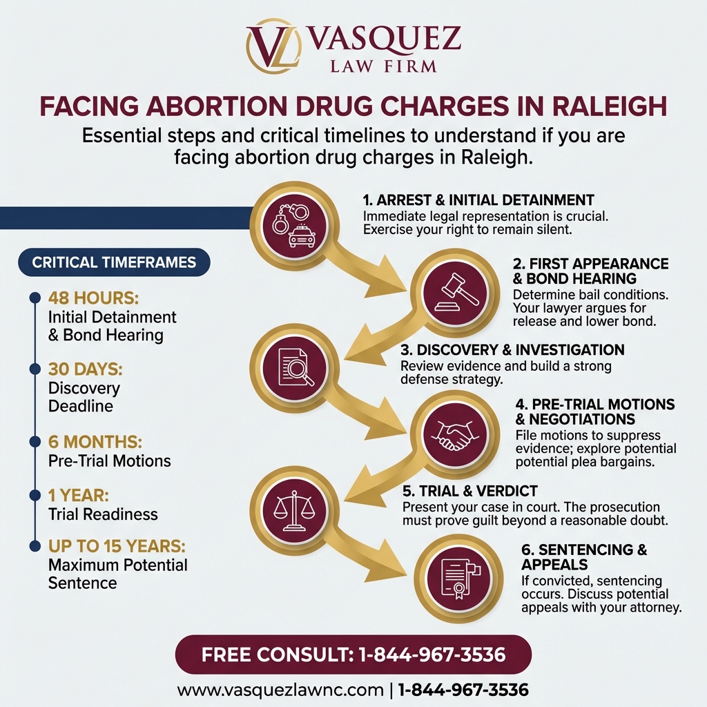Process Timeline for What Happens If You Use an Abortion Drug in Raleigh in 2026?