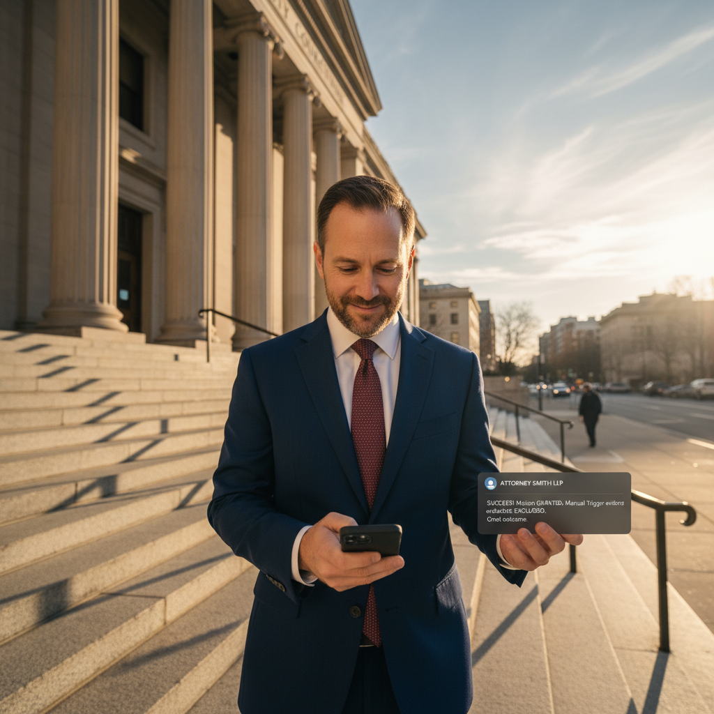 Línea de Tiempo del Proceso para Guía Manual de Disparadores para Abogados de Defensa Criminal