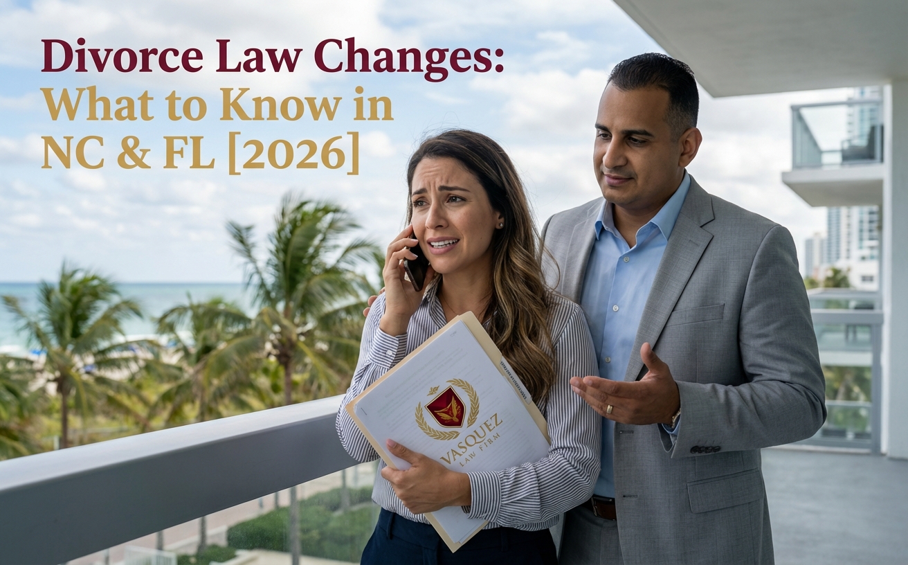 Reformas en la Ley de Divorcio: Lo que Debe Saber en Carolina del Norte y Florida en 2026