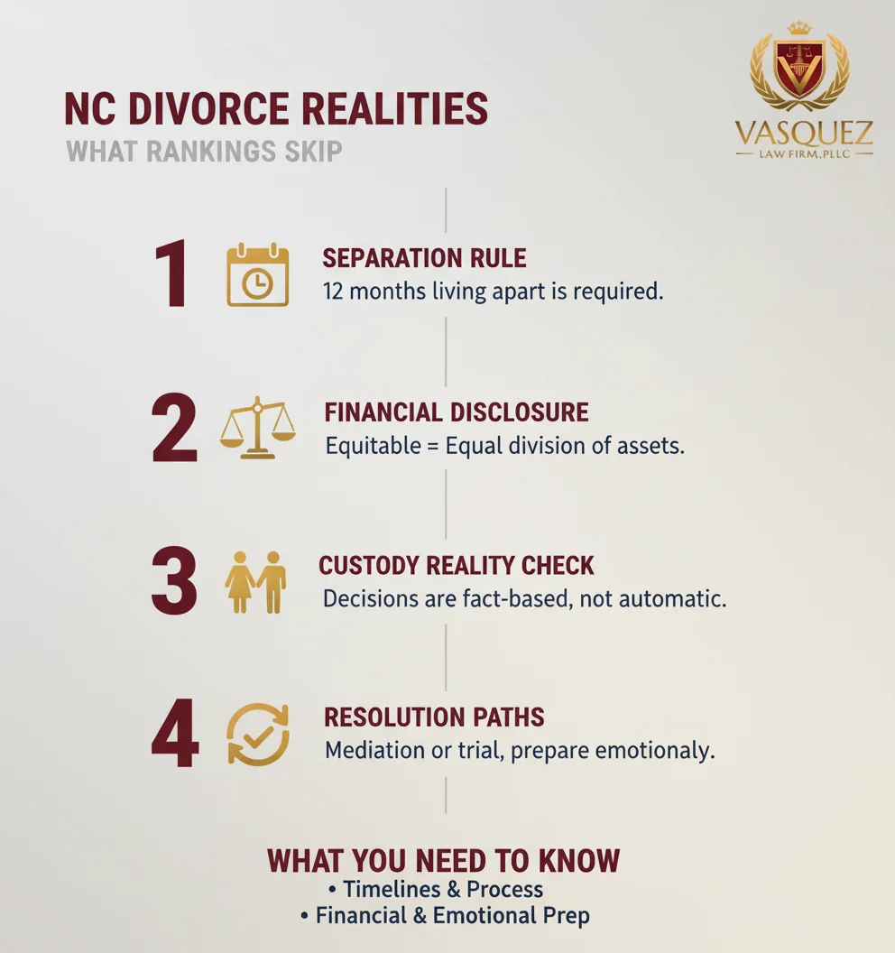 Key Statistics and Data for divorce lawyer NC: What Legal Elite 2026 Isn't Telling You