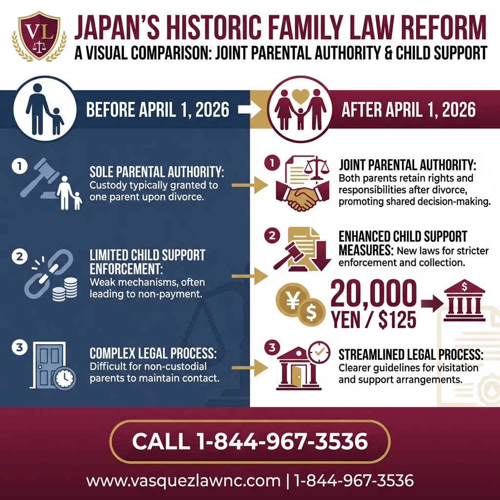 Estadísticas Clave y Datos para Reforma de la Custodia Compartida en Japón y su Impacto en las Familias en 2026
