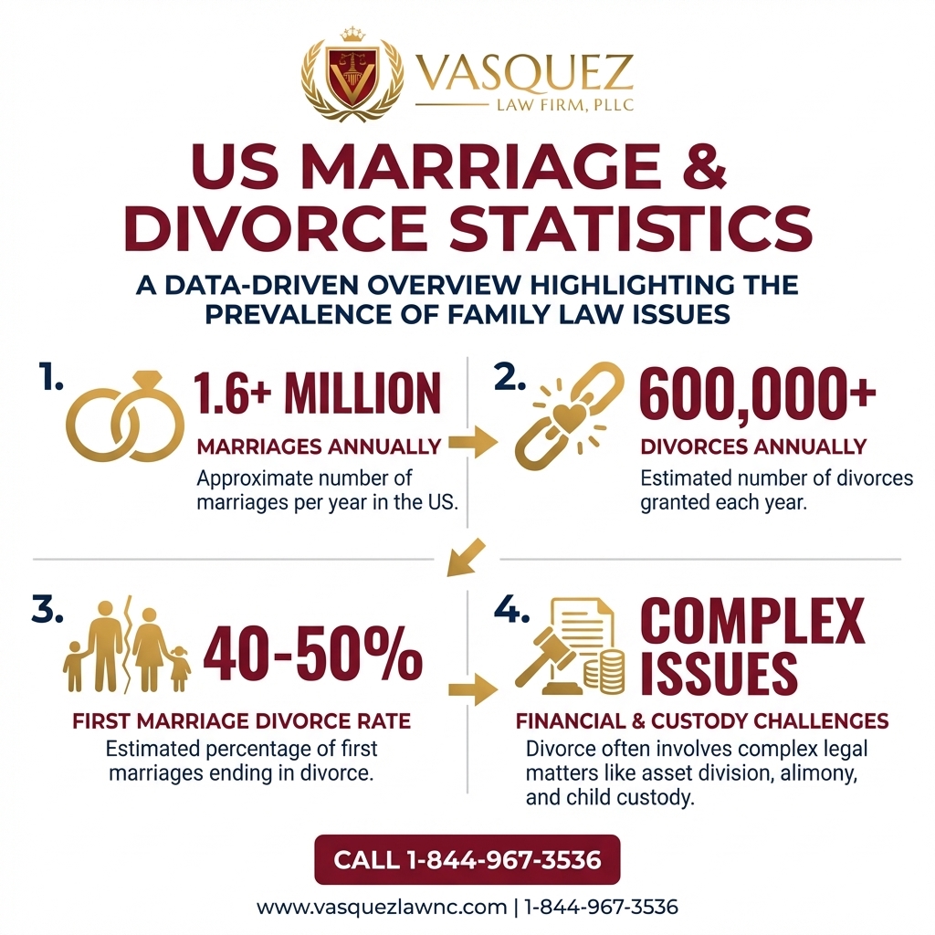 Estadísticas Clave y Datos para Cómo un Abogado de Derecho Familiar Puede Ayudarte en Smithfield en 2026