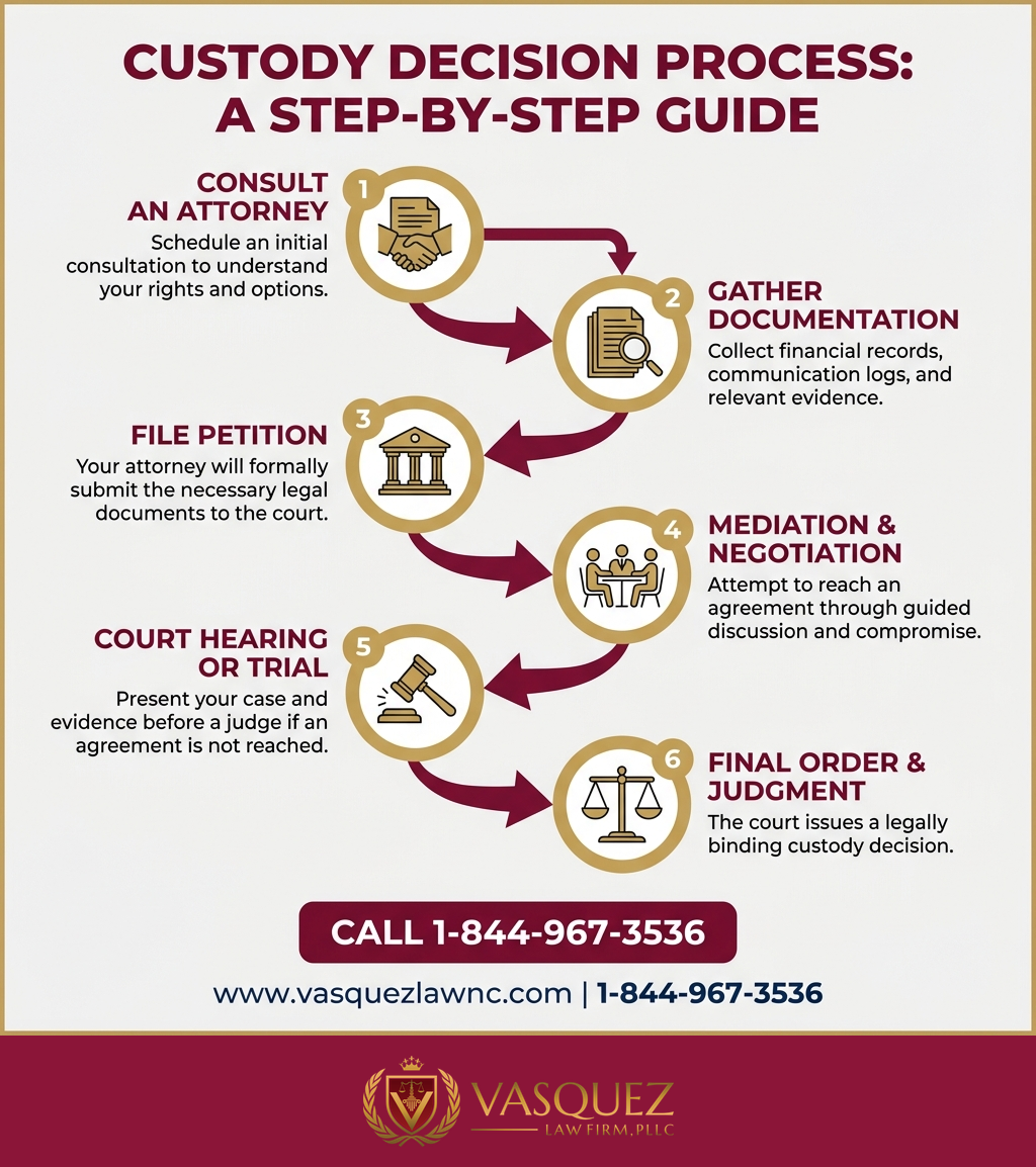 Key Statistics and Data for What Happens During a Custody Decision in Raleigh in 2026