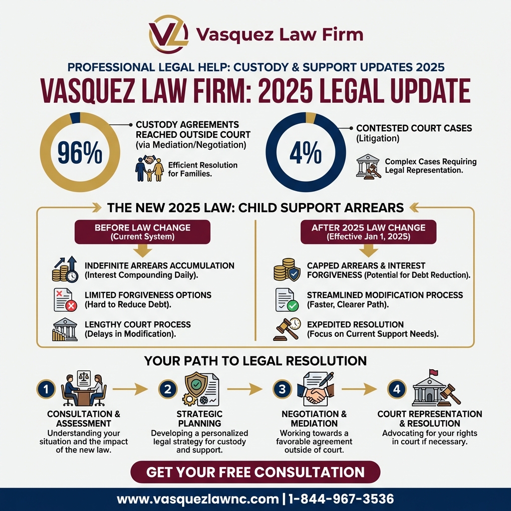 Process Timeline for How Does 50/50 Custody Work in North Carolina in 2026?