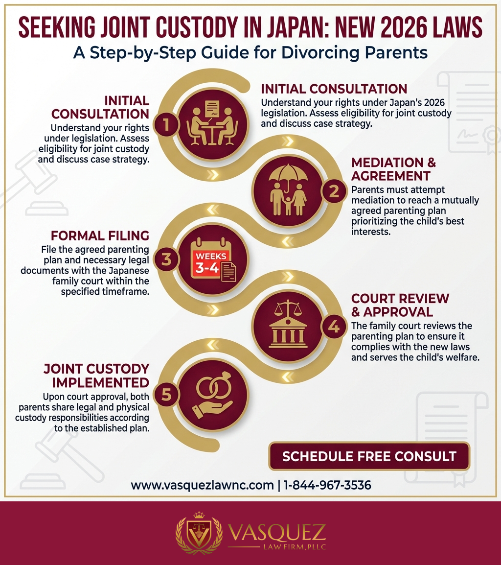 Process Timeline for Joint Custody Japan: How Shared Parenting Works in 2026