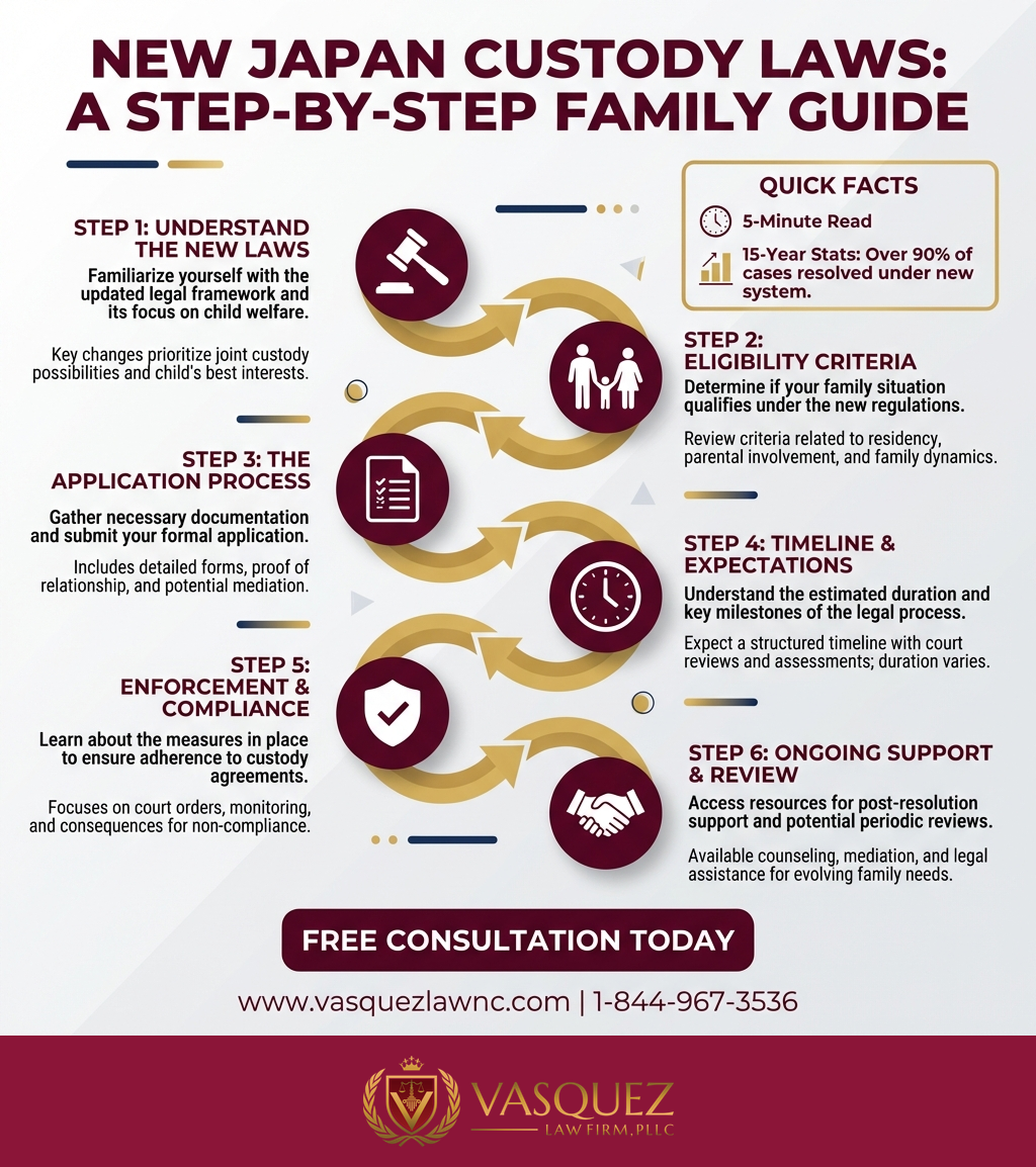 Línea de Tiempo del Proceso para Cambios en la Ley de Custodia en Japón: Lo que Debe Saber en 2026