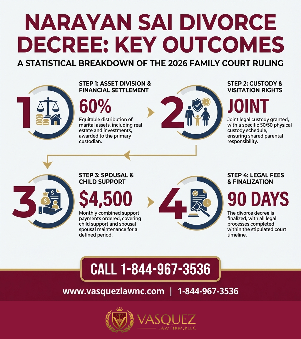 Línea de Tiempo del Proceso para Implicaciones del Caso de Divorcio de Narayan Sai para las Familias en 2026