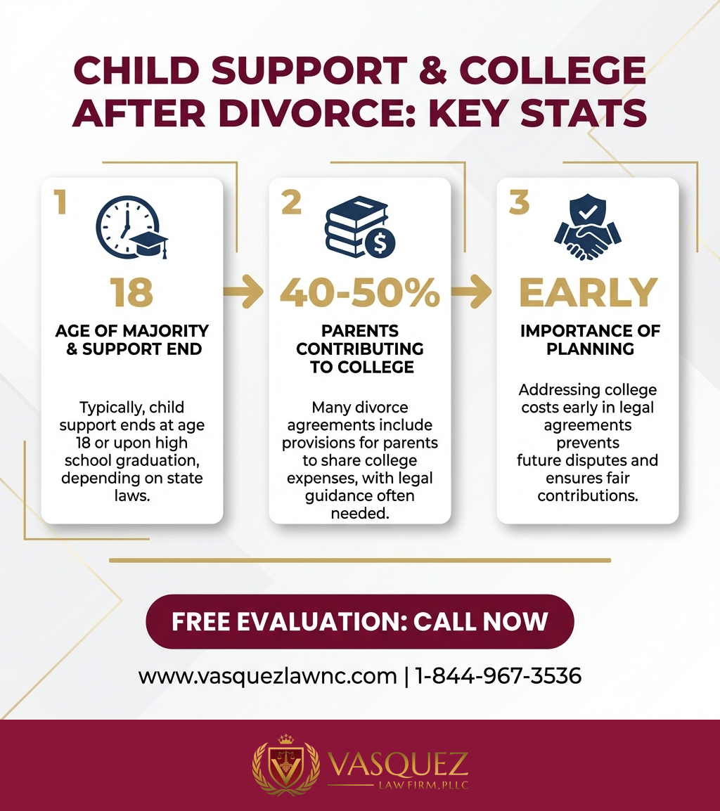 Línea de Tiempo del Proceso para Cómo se Gestionan los Gastos Universitarios Tras el Divorcio en Smithfield en 2026