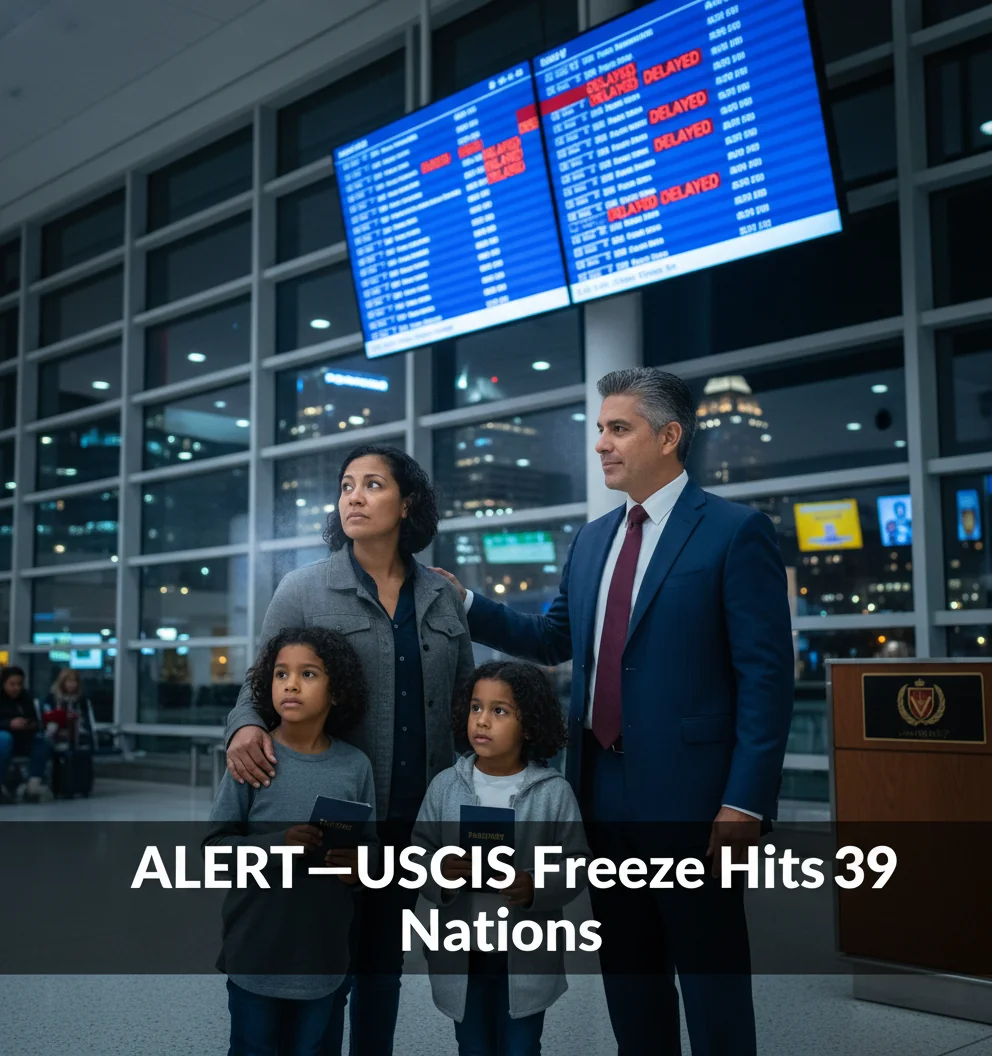 Immigration Lawyer: ALERT—USCIS Freeze Hits 39 Nations