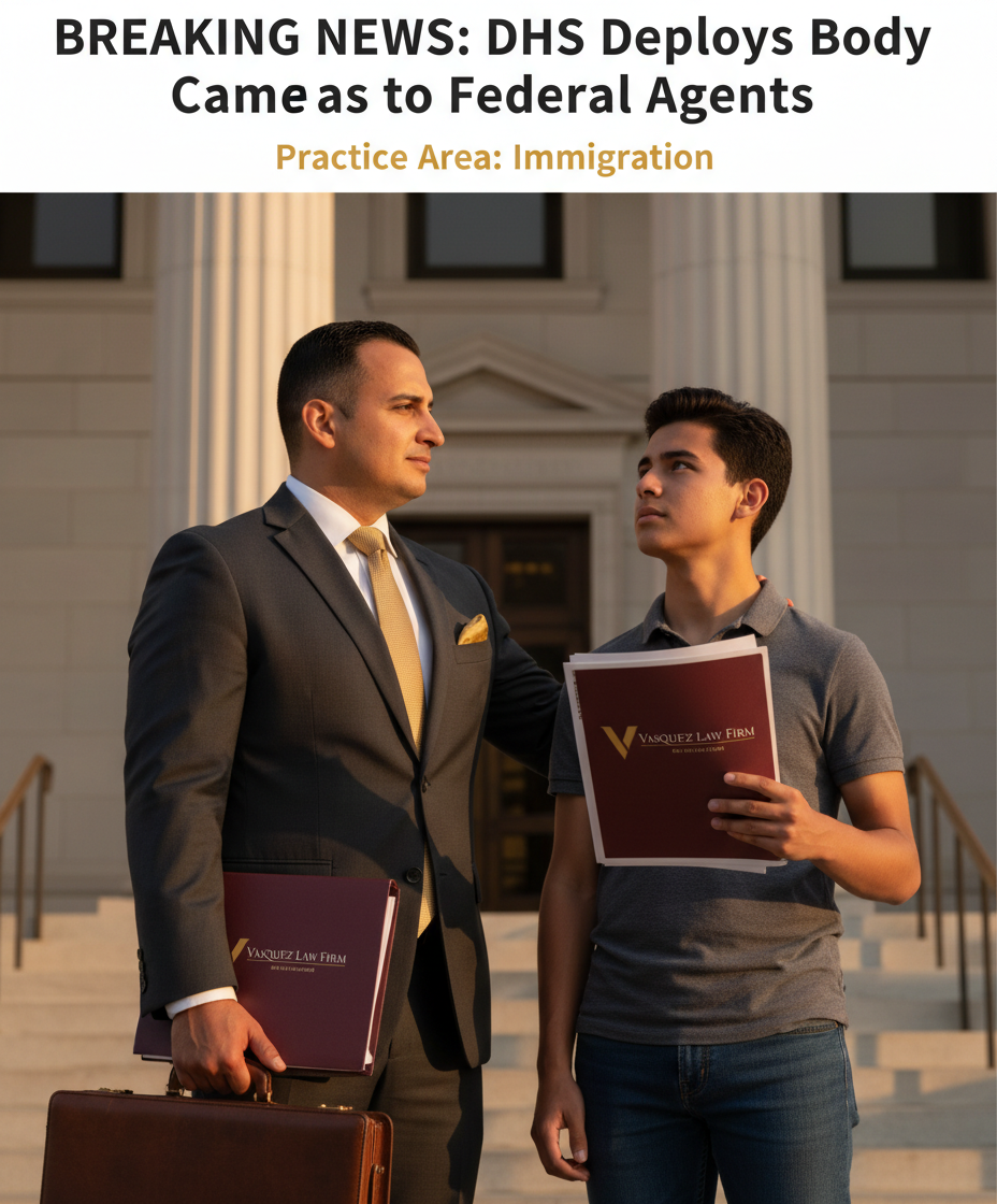 NOTICIA DE ÚLTIMA HORA: DHS Despliega Cámaras en Agentes