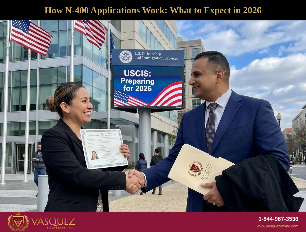 How N-400 Applications Work:Expect in 2026 | Vasquez Law