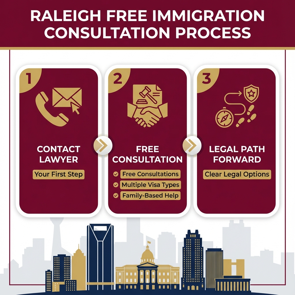 Infographic: Immigration lawyer near me free consultation | Raleigh help