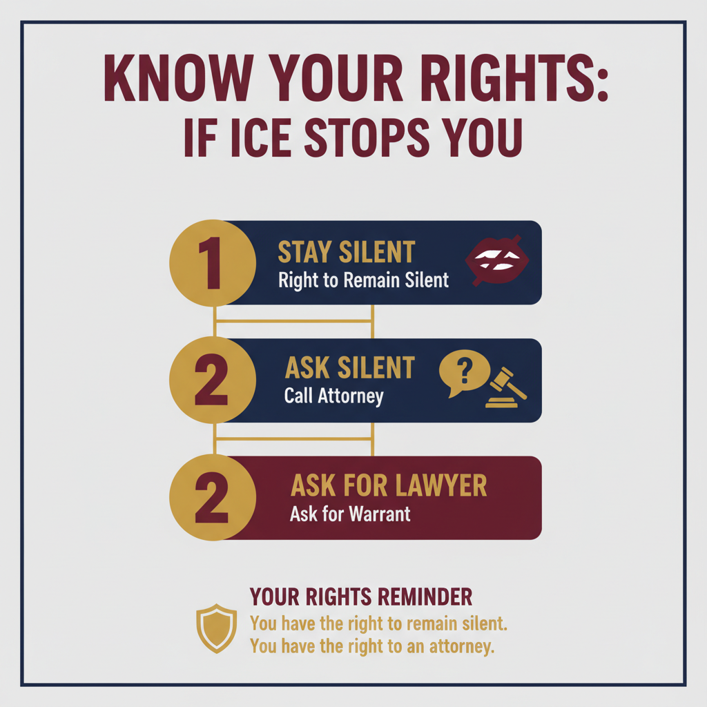 Key Statistics and Data for What to do if ICE stops you: An attorney answers some questions - MPR News | Immigration Tips