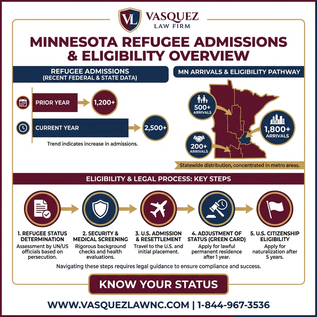 Estadísticas Clave y Datos para Protección para Refugiados en Minnesota: Conozca Sus Derechos en 2026