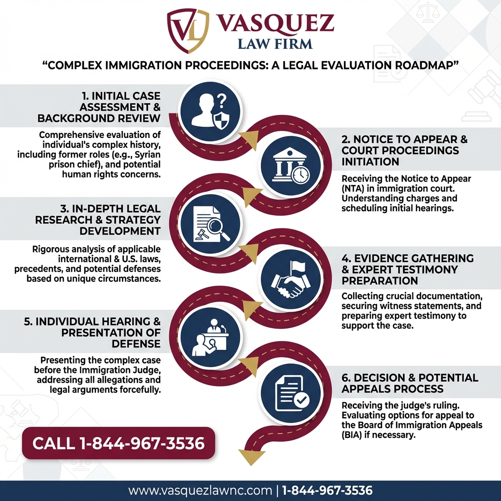 Key Statistics and Data for What Happens If You're a Syrian Prison Chief in NC or FL in 2026