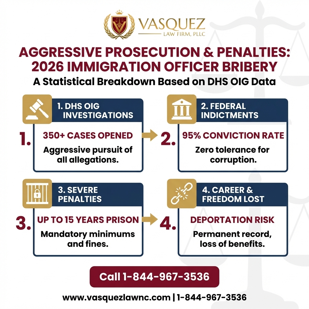 Key Statistics and Data for What Happens with Immigration Officer Bribery Cases in 2026