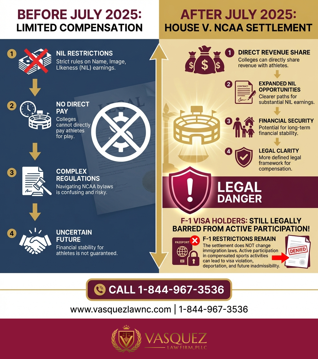 Estadísticas Clave y Datos para Cómo Navegan los Estudiantes Atletas Internacionales las Reglas de la NCAA en 2026