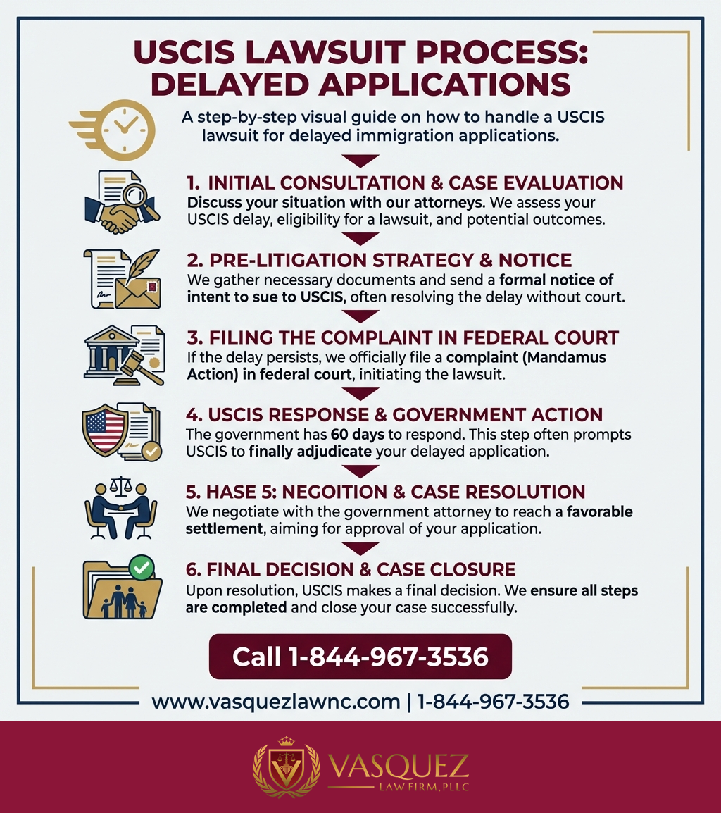 Key Statistics and Data for What Happens With a USCIS Lawsuit in Charlotte in 2026