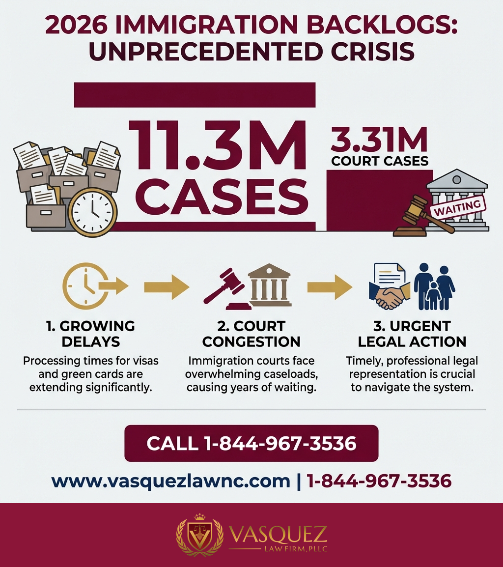 Estadísticas Clave y Datos para Cómo las Demandas de Inmigración Pueden Impactar Tu Caso en 2026