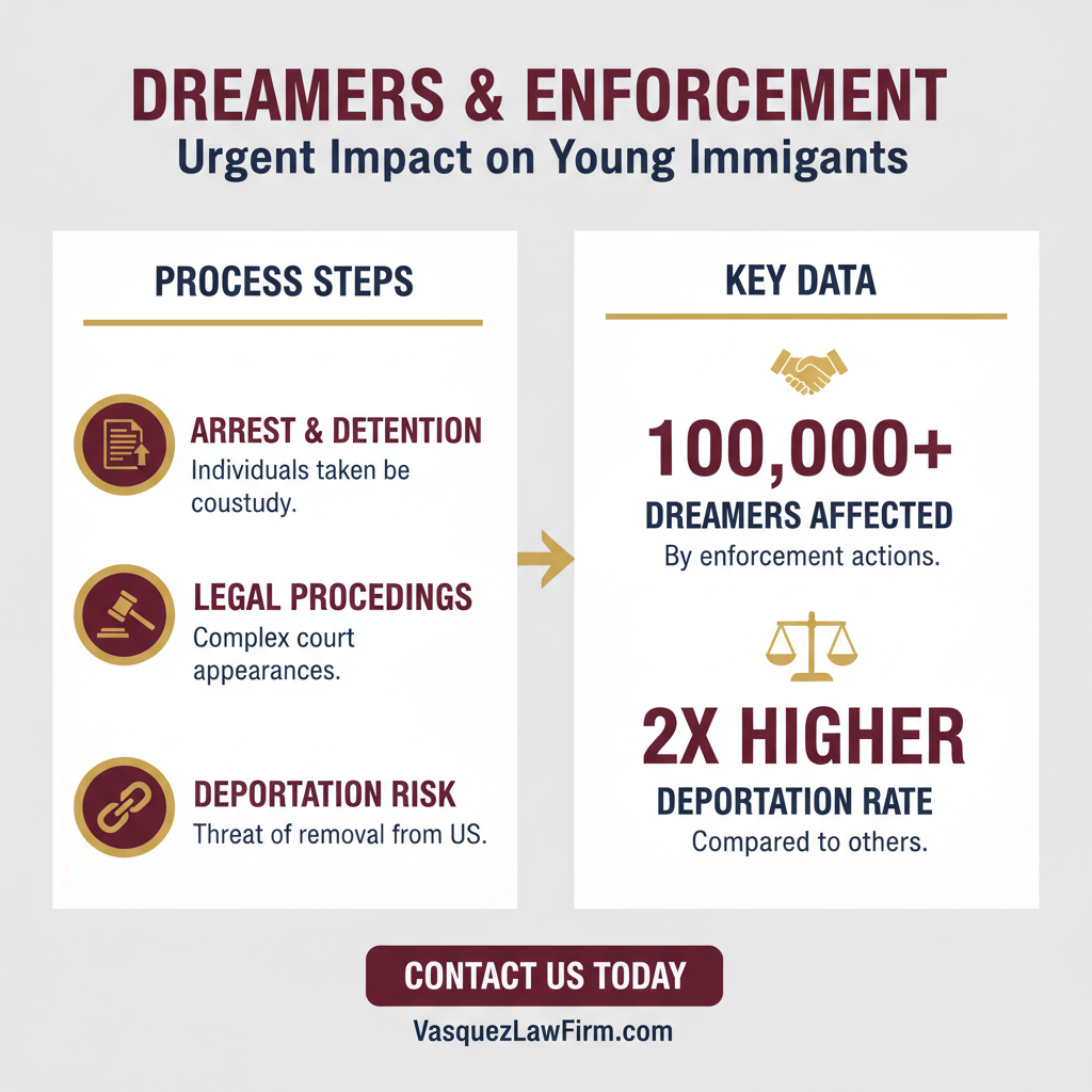 Línea de Tiempo del Proceso para Entendiendo la Represión Migratoria de Trump: Impactos y Pasos para Soñadores