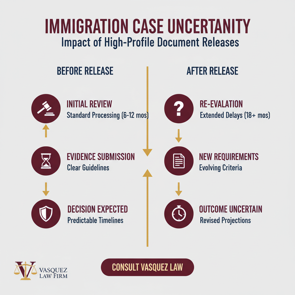 Línea de Tiempo del Proceso para Todo lo que Necesitas Saber sobre los Archivos Epstein
