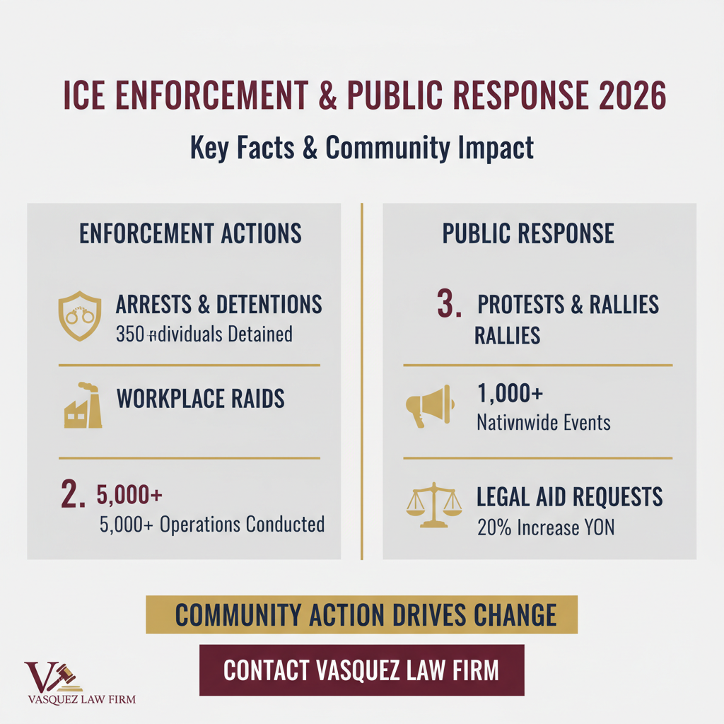 Process Timeline for Immigration Enforcement in 2026: ICE Faces Public Backlash