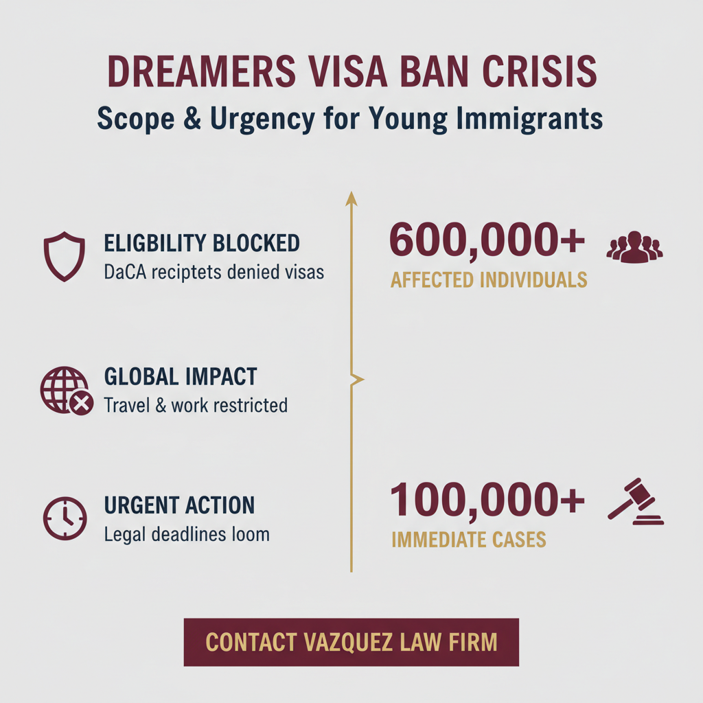 Línea de Tiempo del Proceso para Prohibición de Visas en EE. UU.: Guía Esencial para Dreamers en 2026