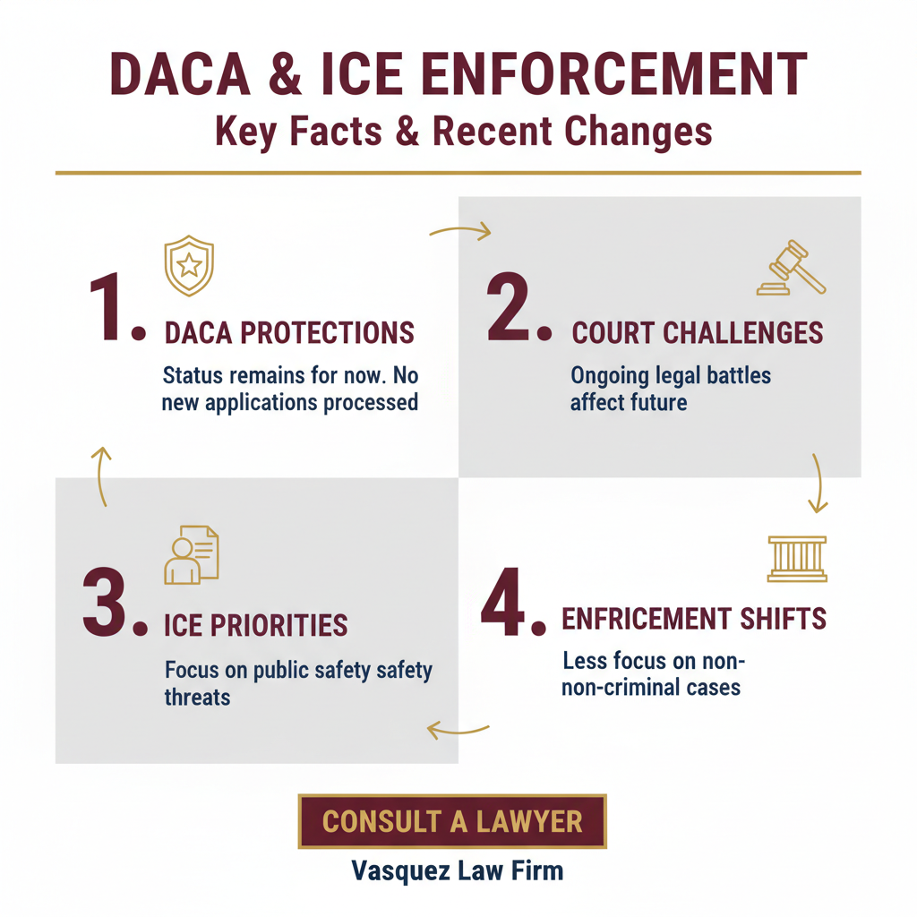 Process Timeline for ICE Enforcement Policy Changes Affecting DACA Recipients 2026