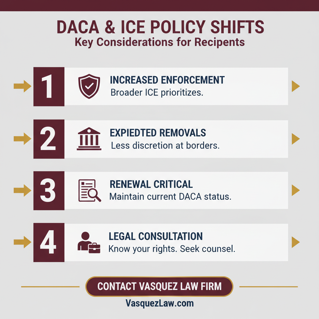 Process Timeline for ICE Enforcement Policy Changes Affecting DACA Recipients [2026 Update]