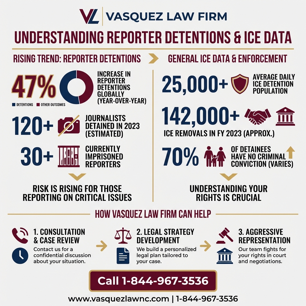 Línea de Tiempo del Proceso para Detención de Periodistas en Redadas Migratorias: ¿Cuáles Son Tus Derechos?