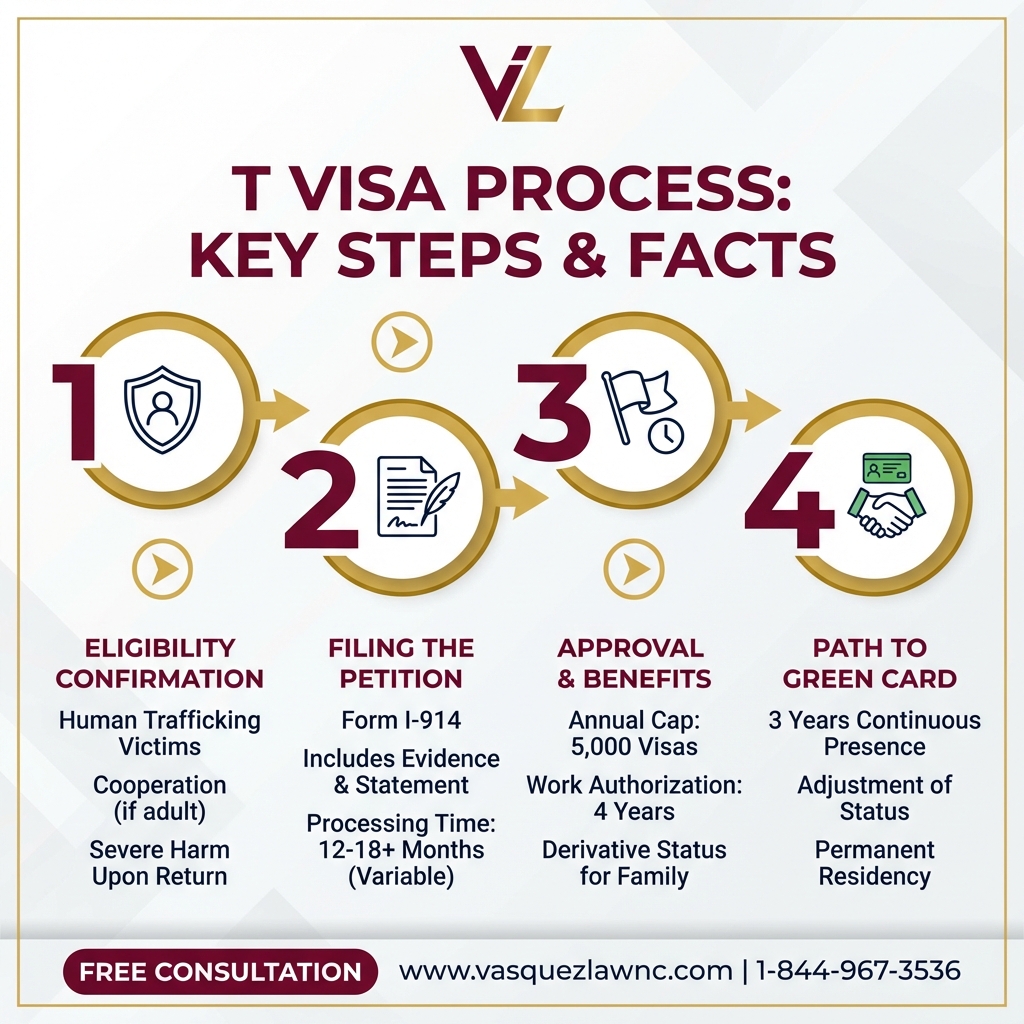Process Timeline for What Happens When You Apply for a T Visa in 2026