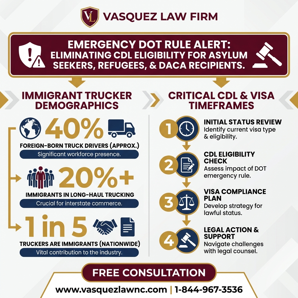 Línea de Tiempo del Proceso para El Futuro de los Conductores Inmigrantes en Orlando para 2026