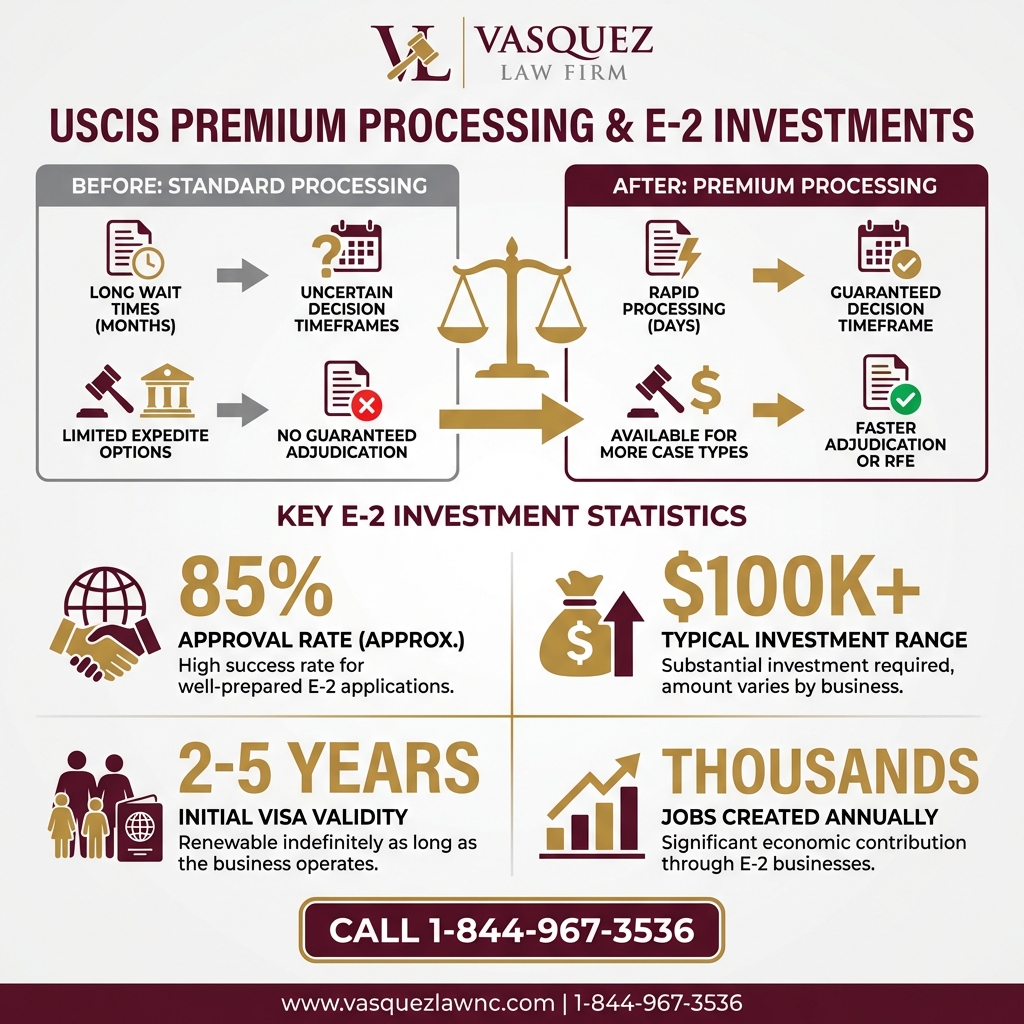 Process Timeline for How E-2 Visa Works for NC and FL Investors in 2026