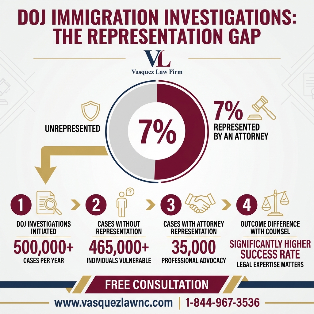 Línea de Tiempo del Proceso para ¿Qué ocurre durante una investigación del Departamento de Justicia en 2026?