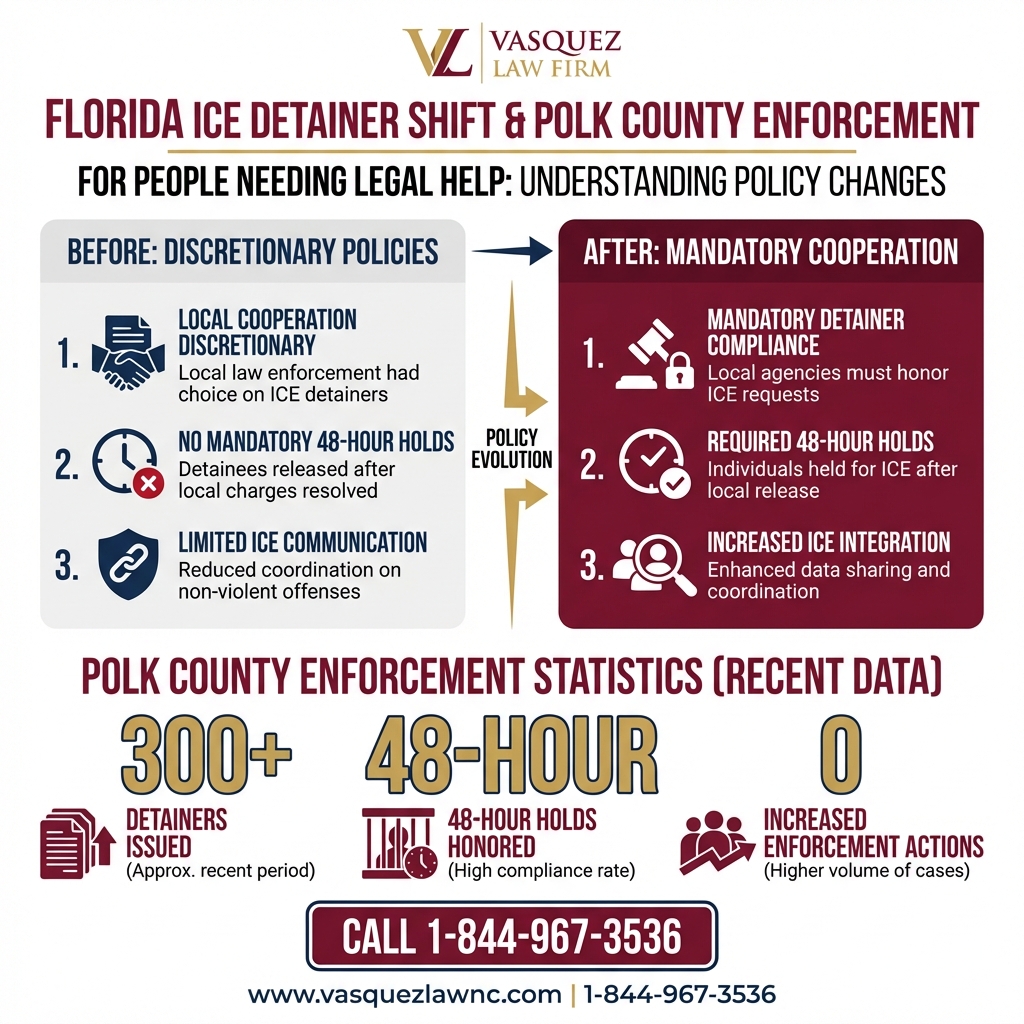 Línea de Tiempo del Proceso para Qué ocurre al contactar al alguacil de Polk en 2026