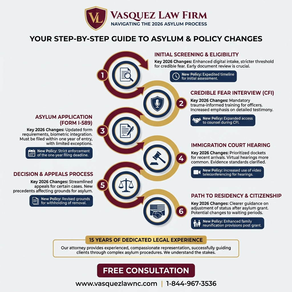 Process Timeline for What You Should Know About Trump Asylum Policy in 2026