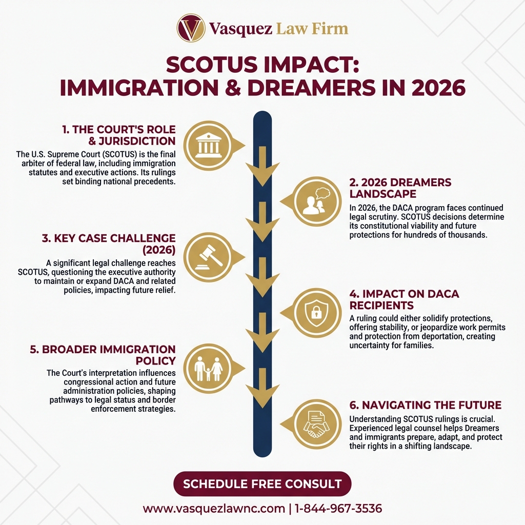 Process Timeline for What the U.S. Supreme Court Means for Dreamers in 2026