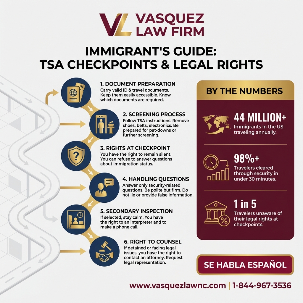 Process Timeline for What Are Your TSA Rights When Traveling From Raleigh in 2026?