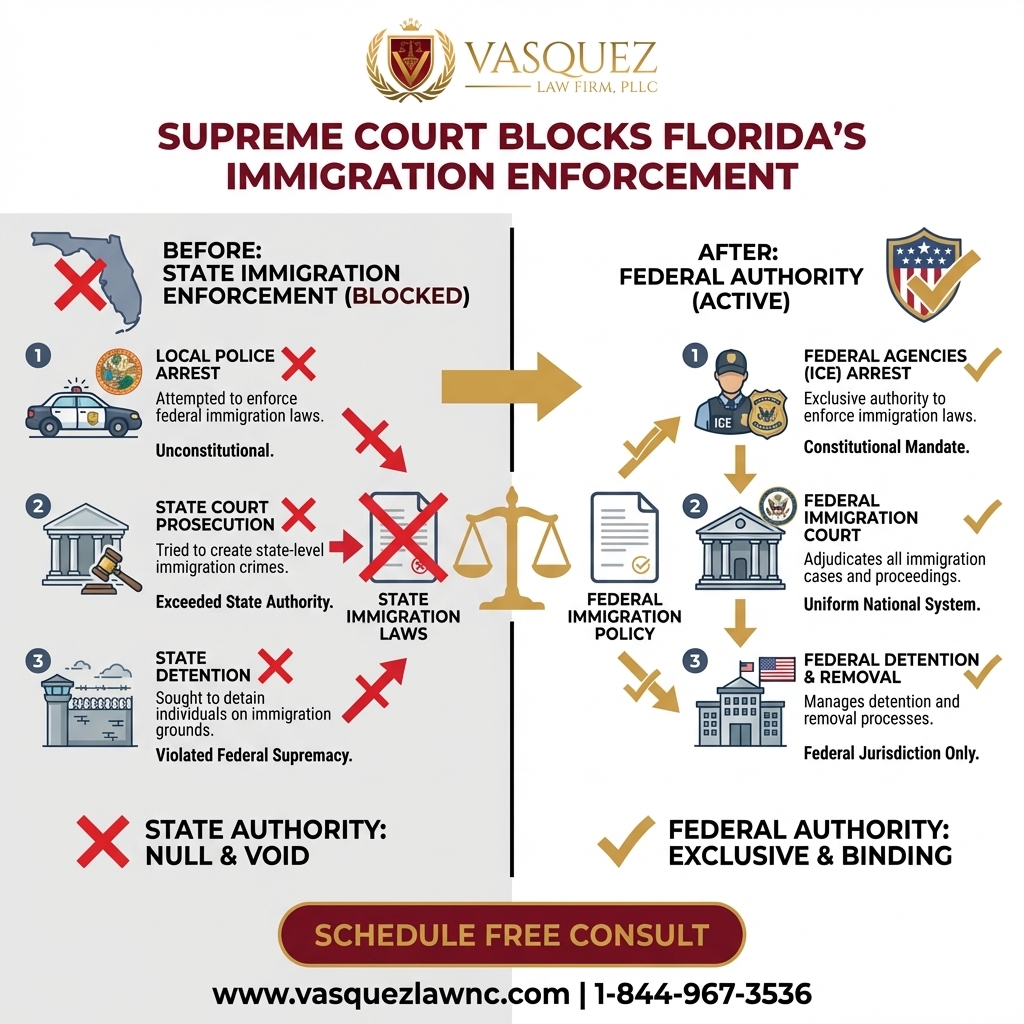 Línea de Tiempo del Proceso para ¿Qué Hace Realmente ICE? Guía para Entender su Labor en Orlando en 2026