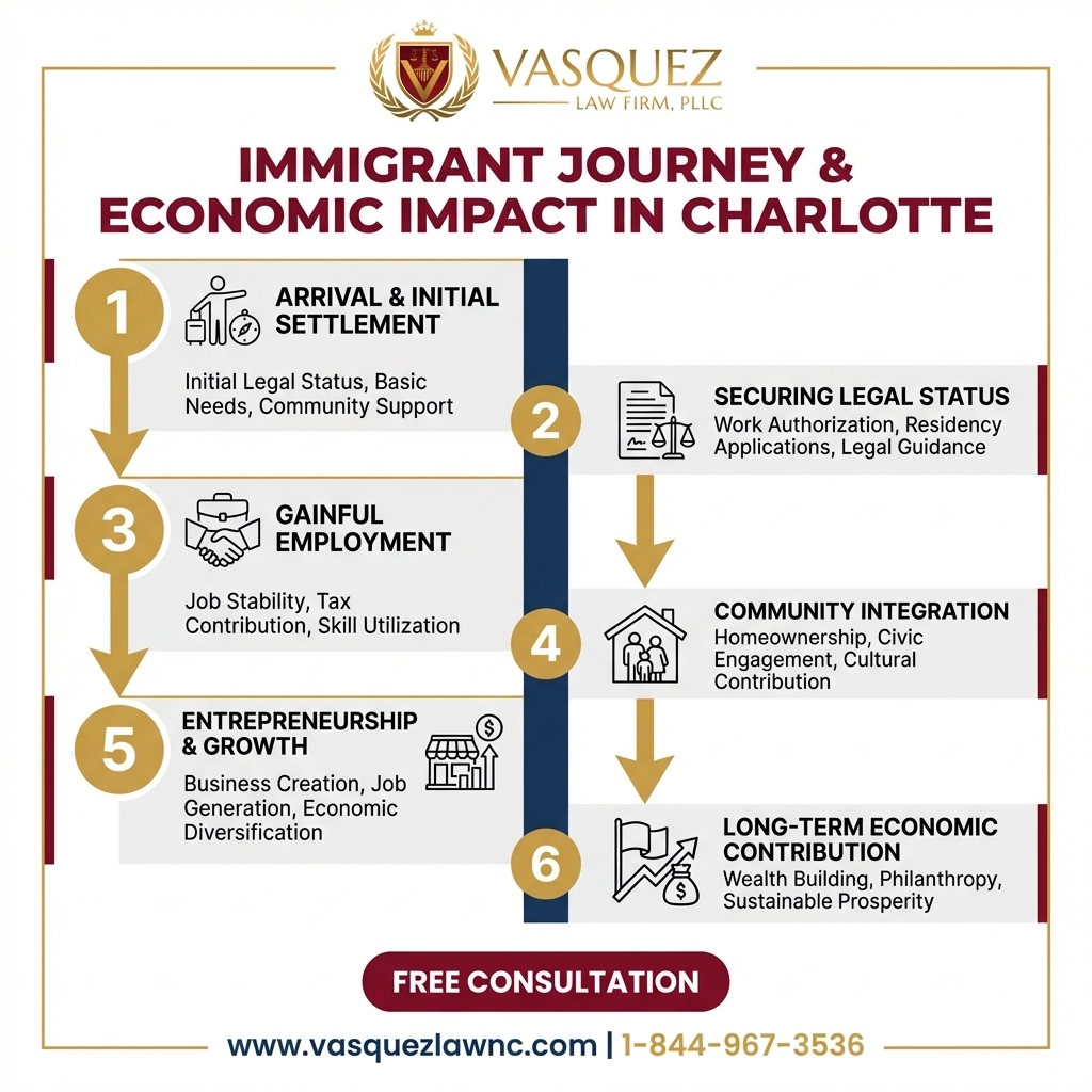 Process Timeline for How Immigrants Impact Economy in Charlotte in 2026
