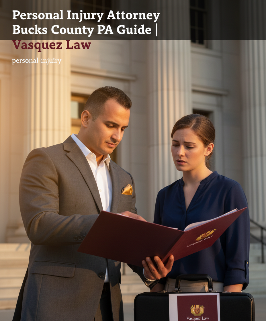 Abogado de Lesiones Personales en Bucks County PA | Vasquez Law