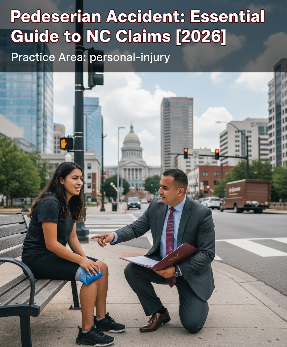 Guía Esencial para Reclamos por Accidentes de Peatones en Carolina del Norte [2026]
