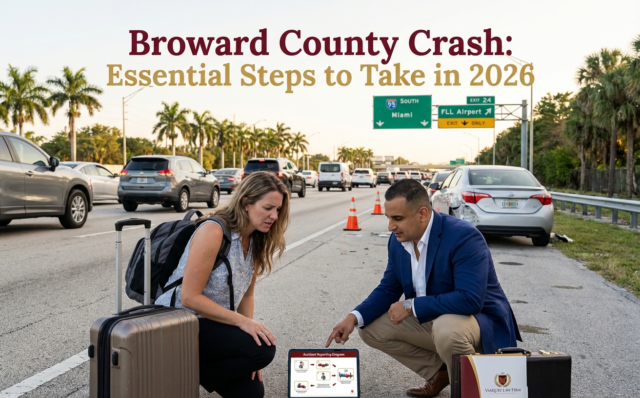 Accidente en el Condado de Broward: Pasos Esenciales a Seguir en 2026 (Español)