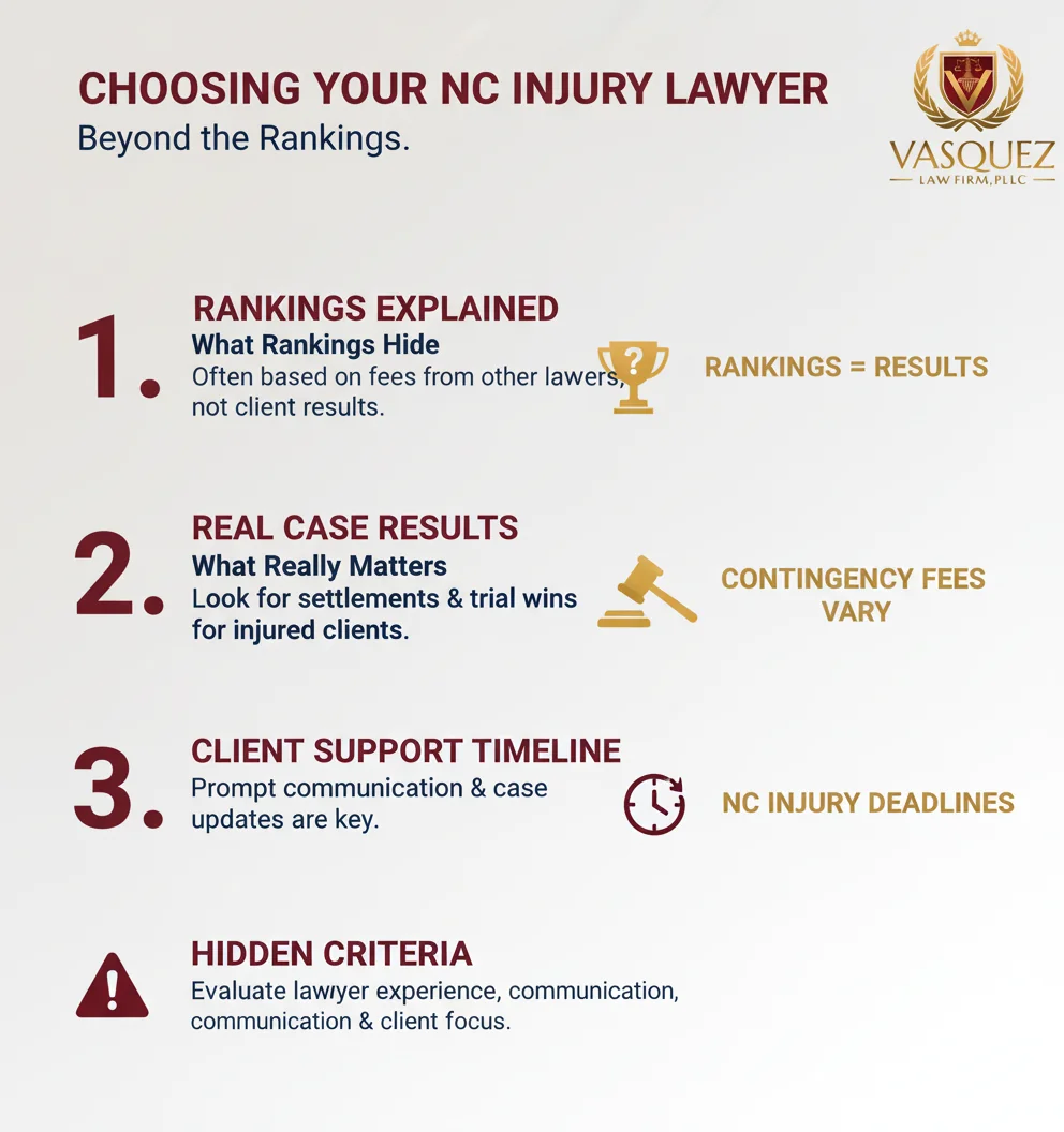 Infographic: personal injury lawyer NC: What ‘Best Law Firms’ Hides